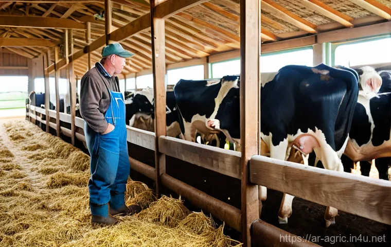 가축 사료 종류 및 성분 - Image Prompt 1: Healthy Livestock & Balanced Feed** 가축 사료 종류 및 성분 - Image Prompt 1: Healthy Livestock & Balanced Feed**